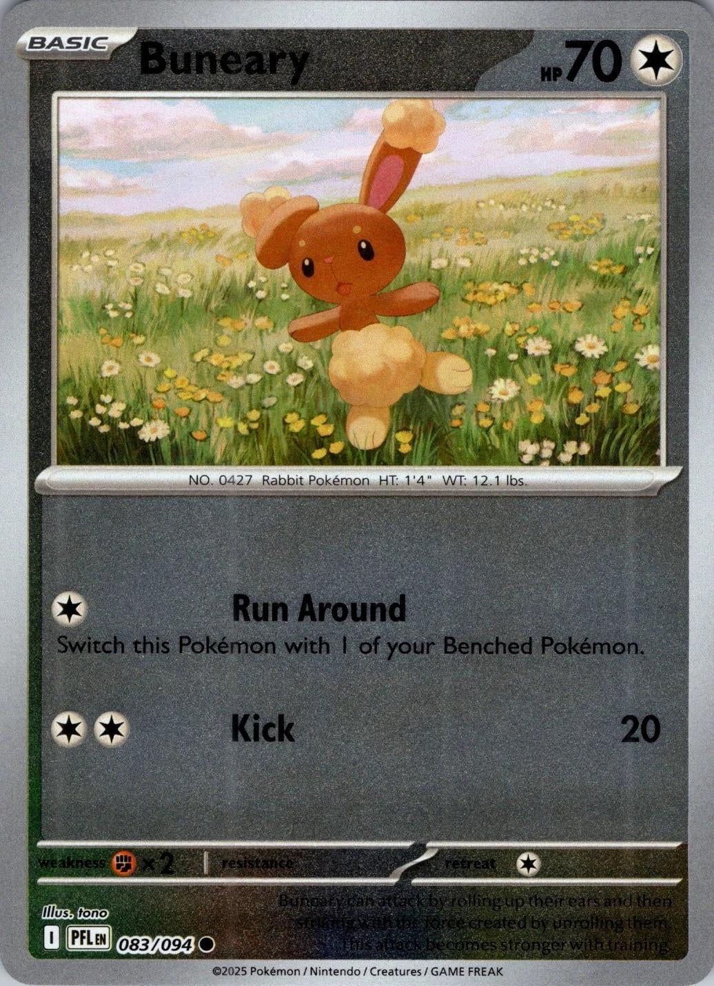 Phantasmal Flames Buneary #083/94 Reverse Holo